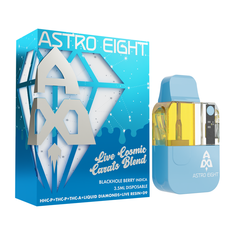 THCA Cosmic Carats Liquid Diamonds Blend Disposable By Astro Eight