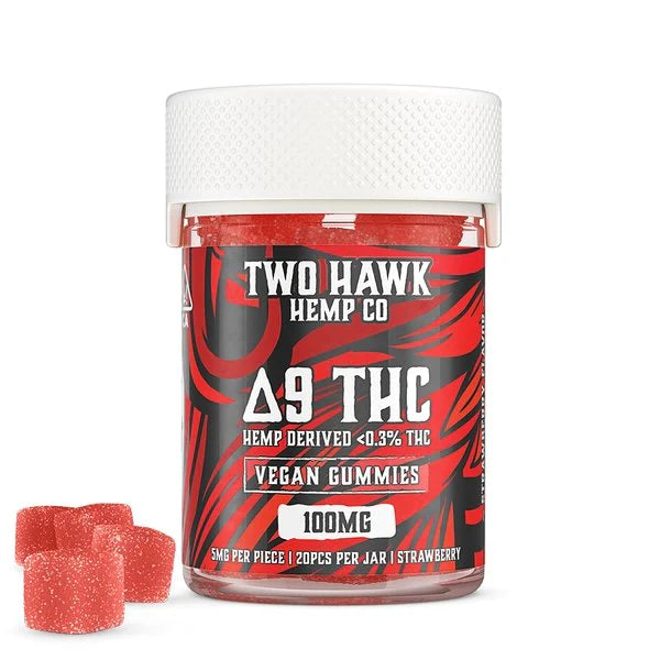 Two Hawk Extracts | Delta 9 THC Vegan Gummies 20mg - 200mg