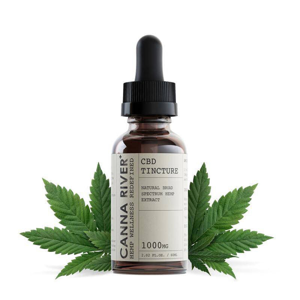 Canna River Naturally Flavored Broad Spectrum CBD Tincture 1000mg