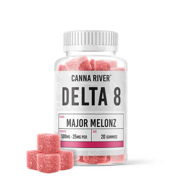Major Melonz Delta 8 THC Gummies By Canna River