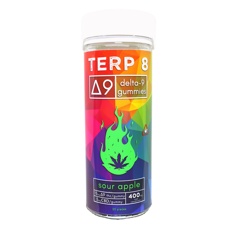 CBD + Delta 9 THC Gummies By Terp 8