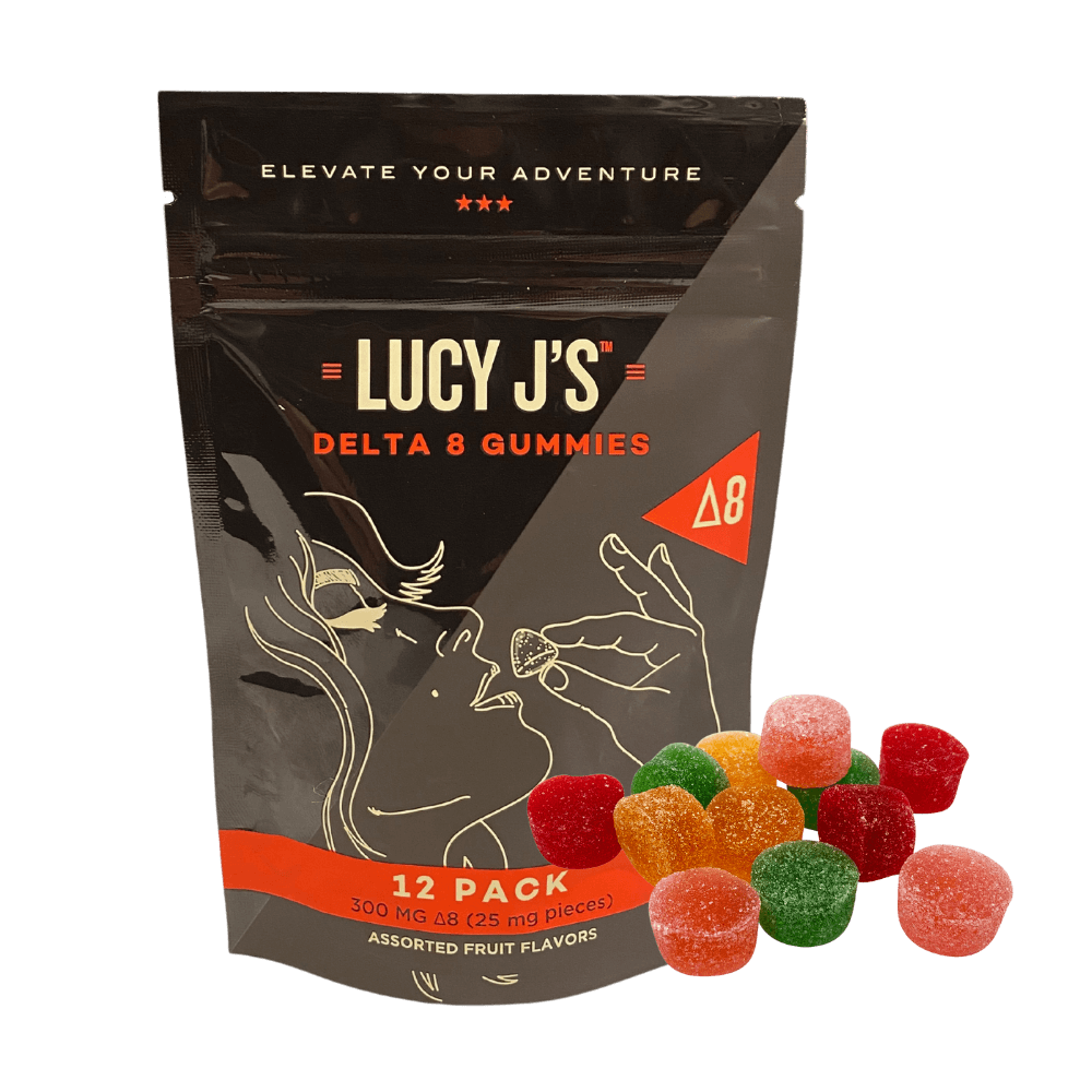 Lucy J S Assorted Fruit Flavors Delta 8 Thc Gummies 300mg