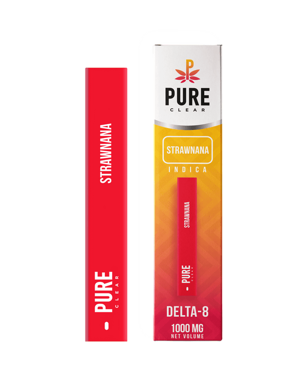 Strawnana Indica Delta 8 Disposable Pen By Pure Clear