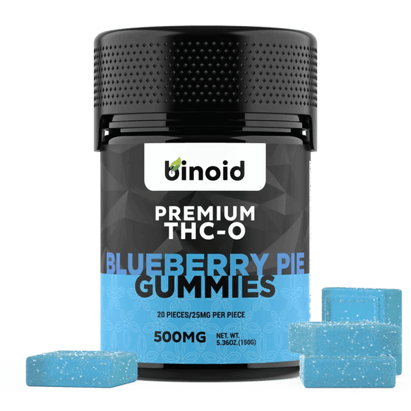 Blueberry Pie Premium THC-O Gummies By Binoid