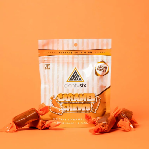 Delta 8 THC Caramels By Eighty Six