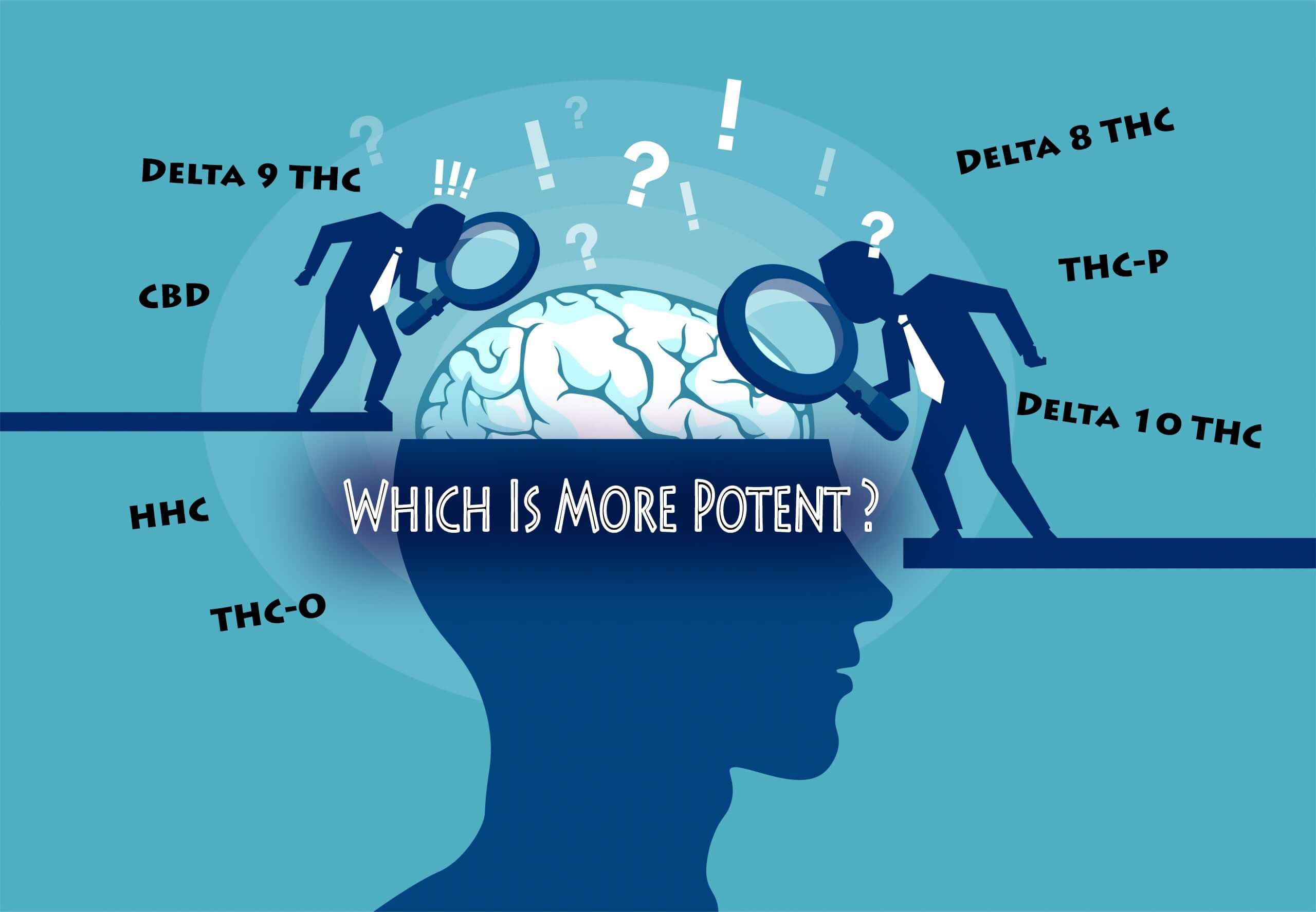 Differences Between Delta 8, Delta 10, THC, HHC, THCP, THCO & CBD