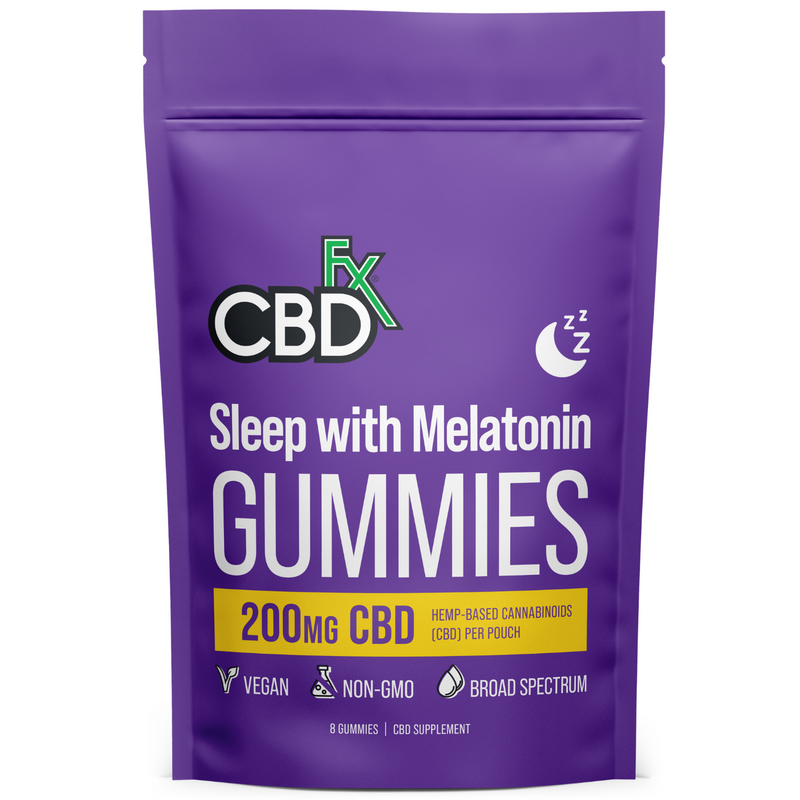 Sleep With Melatonin CBD Gummies By CBDFX