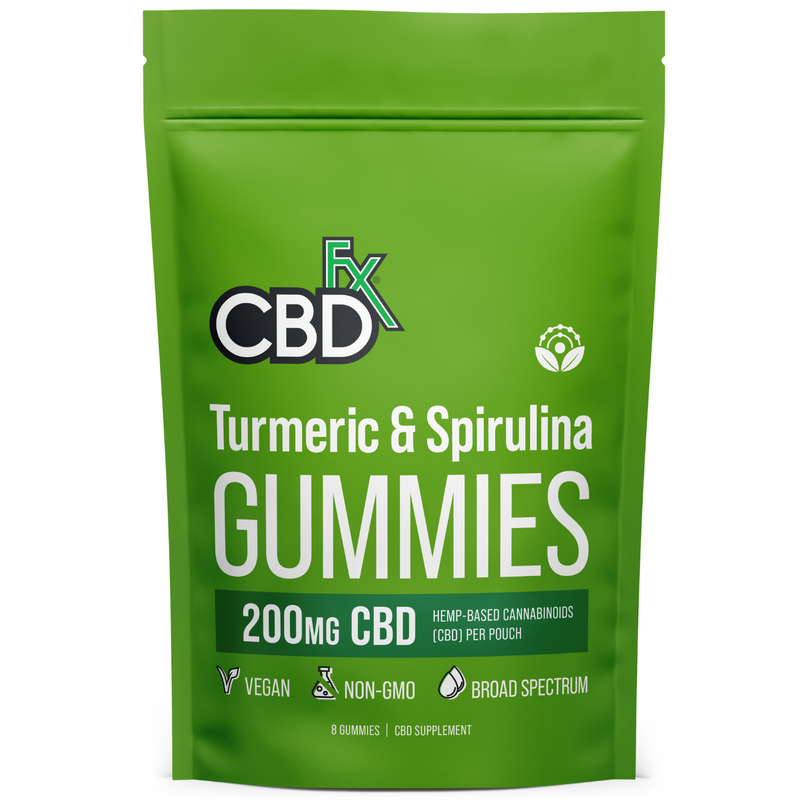 Turmeric & Spirulina CBD Gummies By CBDFX