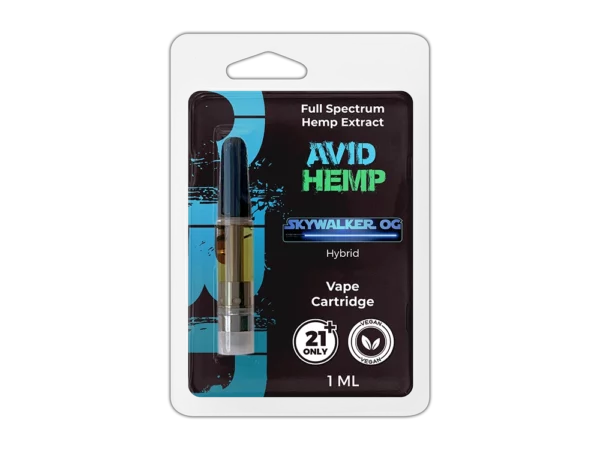 Full Spectrum CBD Vape Cartridge By Avid Hemp