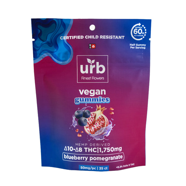 D10 + D8 Vegan Gummies By Urb