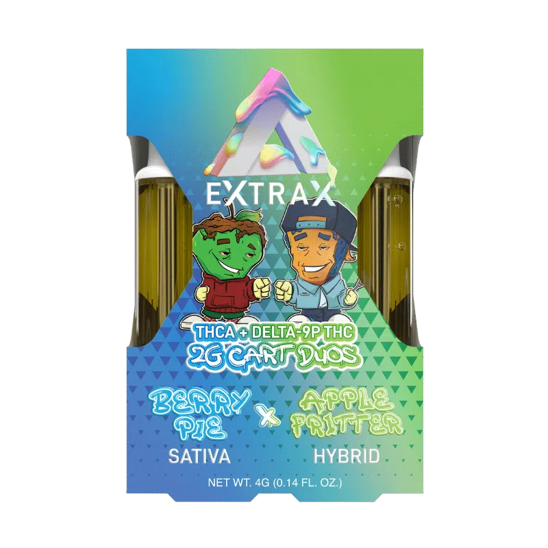 Live Resin THC-A + Delta 9P THC Adios Blend Duo Cartridges By Delta Extrax