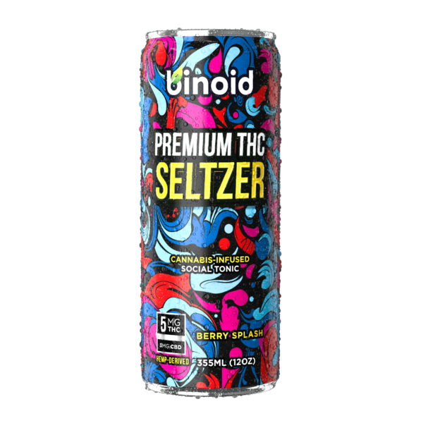 THC + CBD Good Vibes Seltzers By Binoid