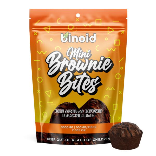 Binoid Delta 9 THC Mini Brownie Bites