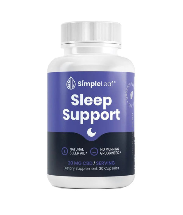 Simple Leaf Sleep Support CBD Capsules