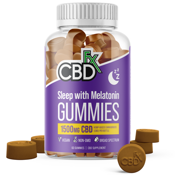 Sleep With Melatonin CBD Gummies By CBDFX