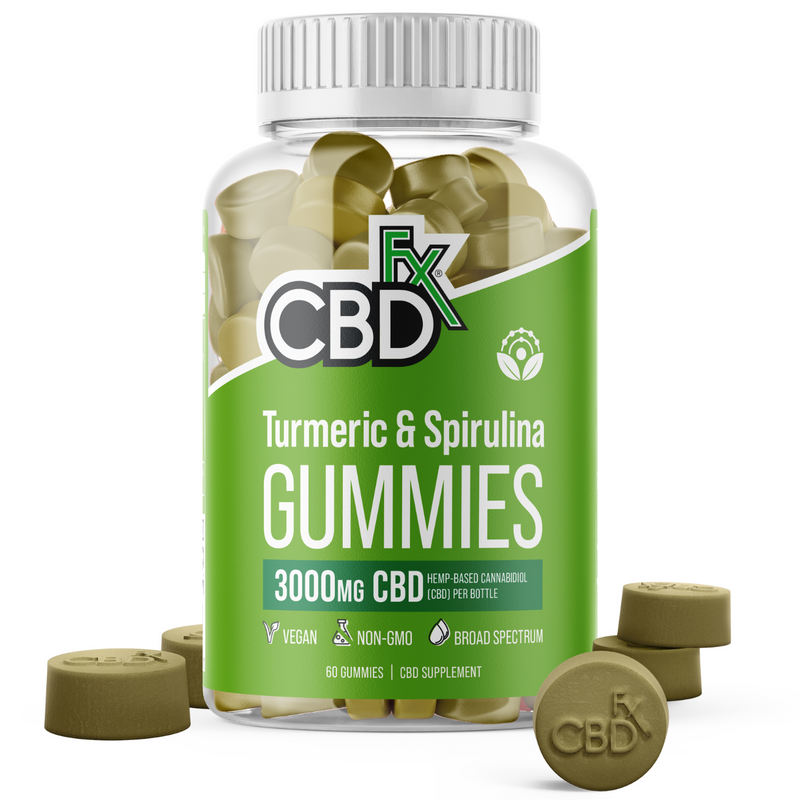 Turmeric & Spirulina CBD Gummies By CBDFX