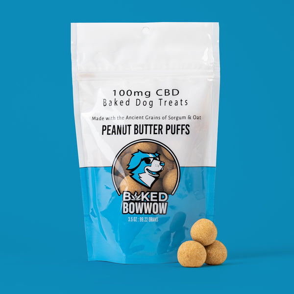 CBD Peanut Butter Puffs By Baked BowWow