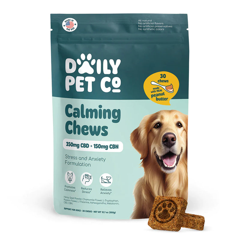 CBD + CBN Calming Chews By Daily Pet Co.