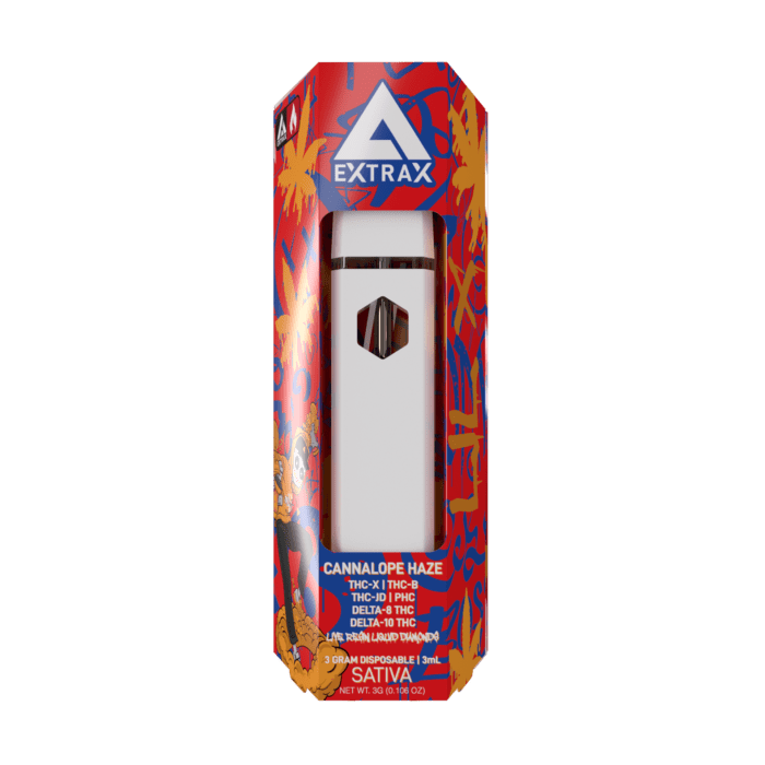 Live Resin Liquid Diamonds THC-X + THC-JD + PHC Disposable By Delta Extrax