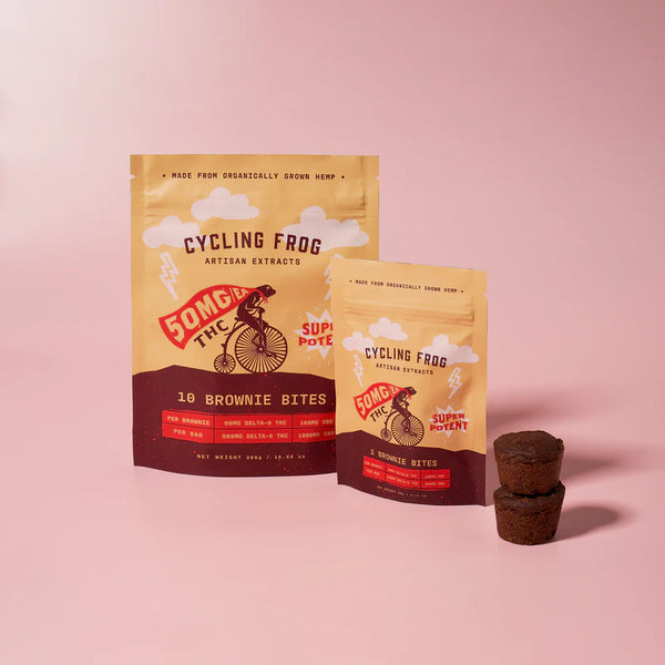 THC + CBD Brownie Bites By Cycling Frog