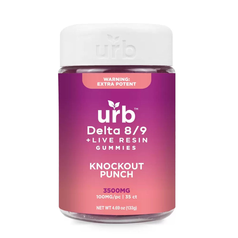 Live Resin D8 + D9 Gummies By Urb