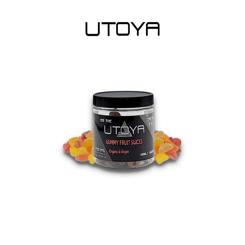 Delta 8 THC Organic Fruit Slices Gummies By Utoya