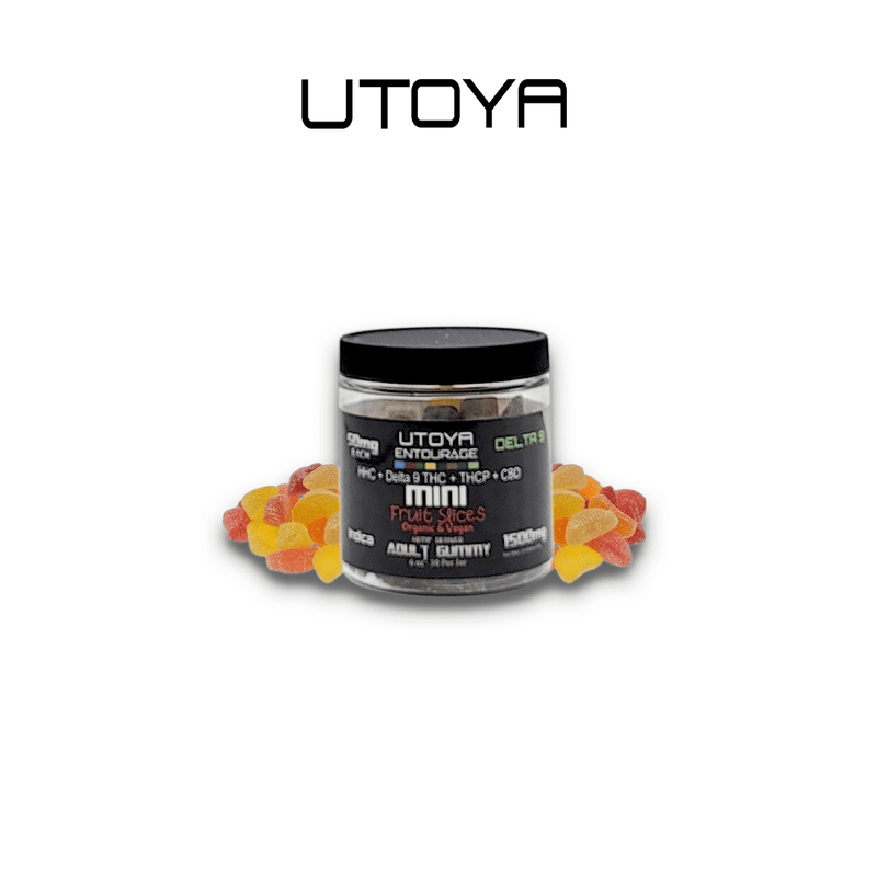 Mini Fruit Slice THC Gummies By Utoya