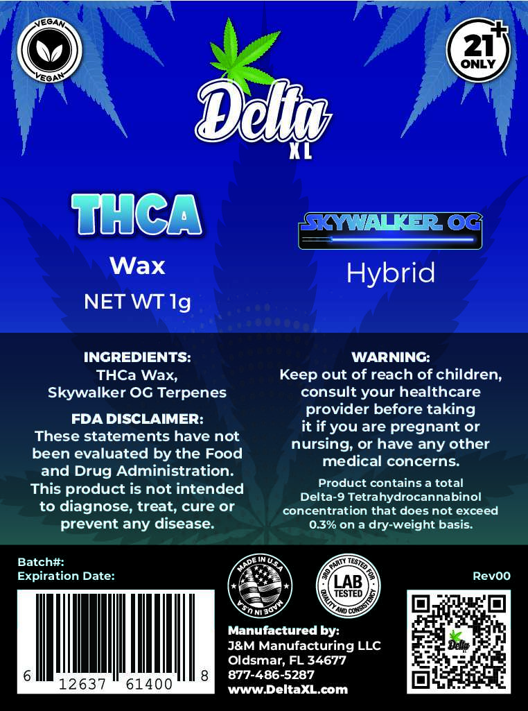 THC-A Wax Concentrate By DeltaXL