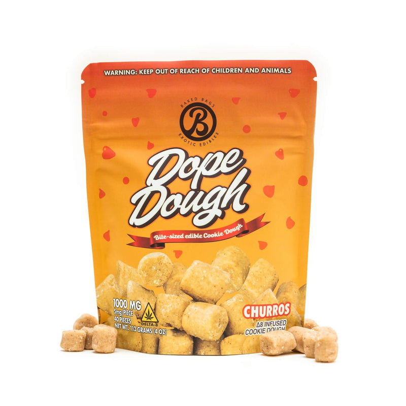 Baked Bags | Dope Dough Delta 8 THC Cookie Dough Edibles - 1000mg