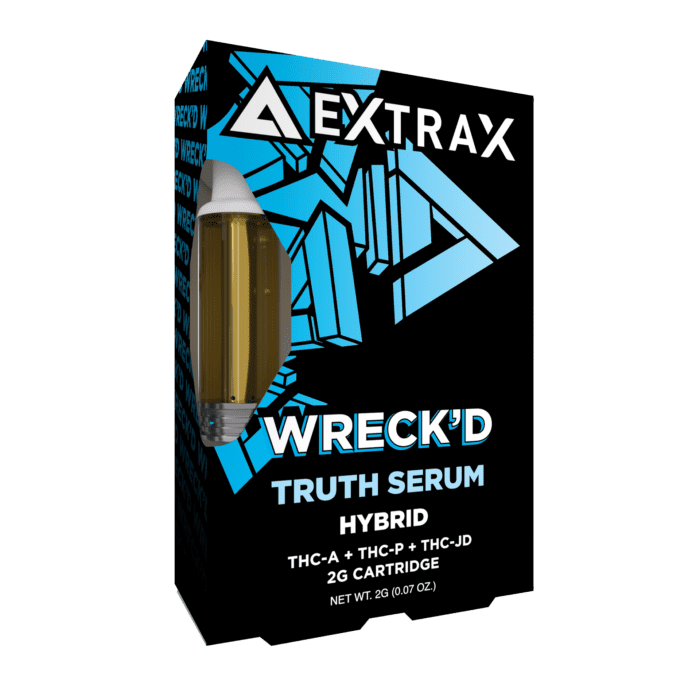 Live Resin THC-A + THC-P + THC-JD Wreck’d Vape Cartridge By Delta Extrax
