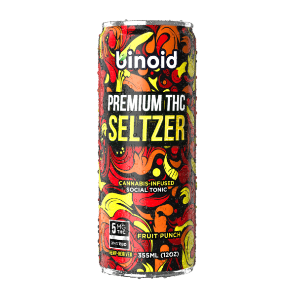 THC + CBD Good Vibes Seltzers By Binoid