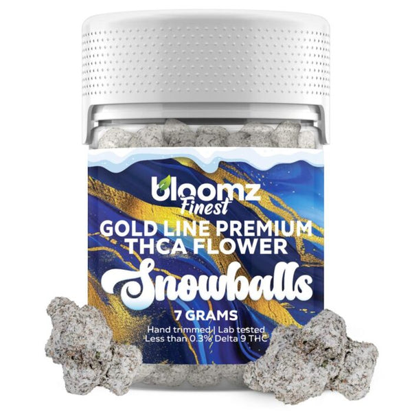 Gold Line THCA Flower Snowballs By Bloomz