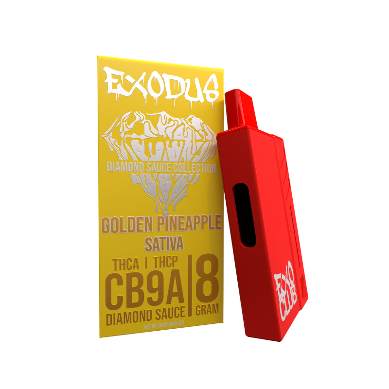 Diamond Sauce Disposable | Exodus CB9A + THCa + THCP Disposable 8g
