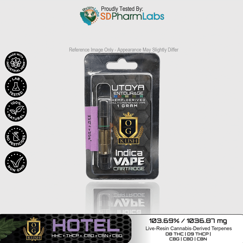 Live Resin Delta 8 THC Vape Cartridge By Utoya