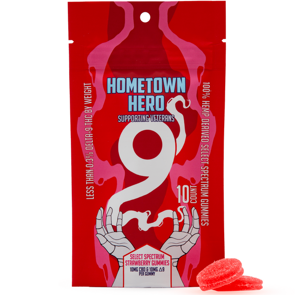 Delta 9 THC + CBD Gummies By Hometown Hero