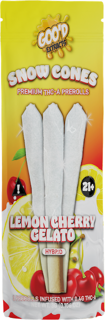 THC-A Snow Cone Pre Rolls By Goo’d Extracts