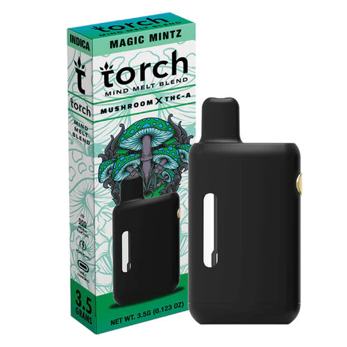 Torch Vape Pen | Torch THCA + Mushroom Mind Melt Blend Disposable Torch Vape Pen | Torch THCA + Mushroom Mind Melt Blend Disposable