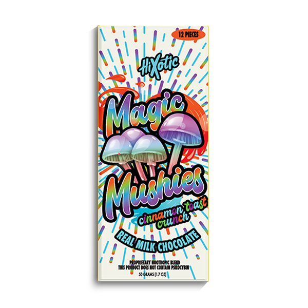 Magic Mushies Chocolate Bar By HiXotic