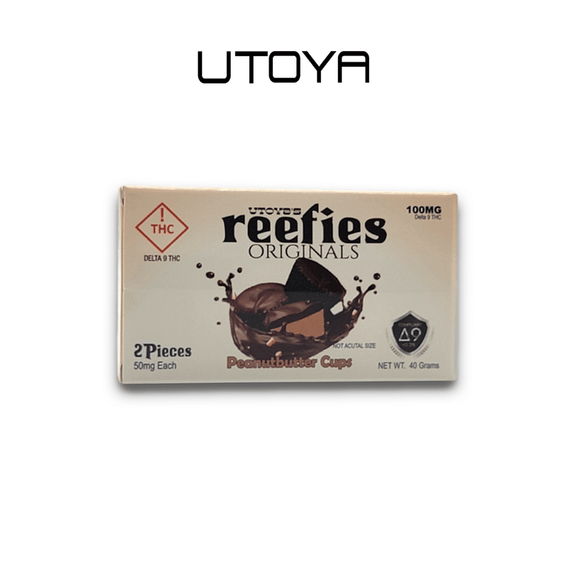 Delta 9 THC Reefies Peanut Budder Cups By Utoya
