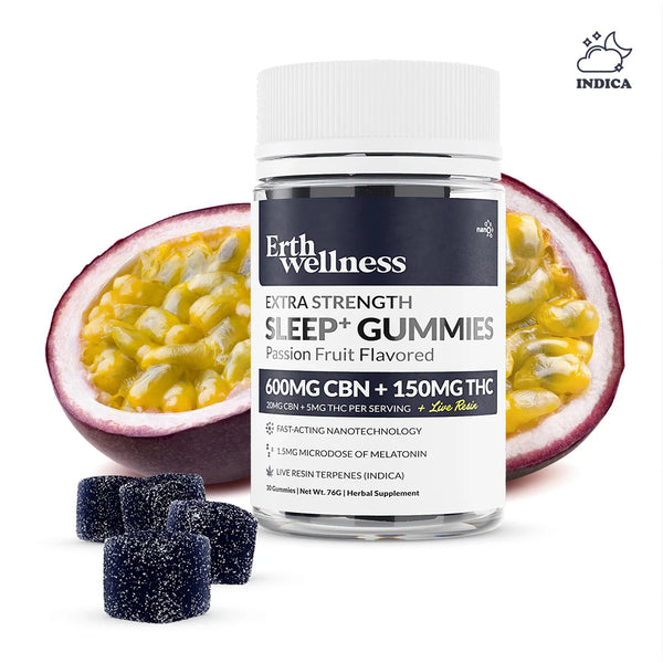 Indica THC + CBN Sleep Gummies By Erth Wellness