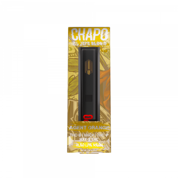 Oleo Live Resin THC-B + HXY-8 THC + THC-P + HHC-P Disposable By Chapo