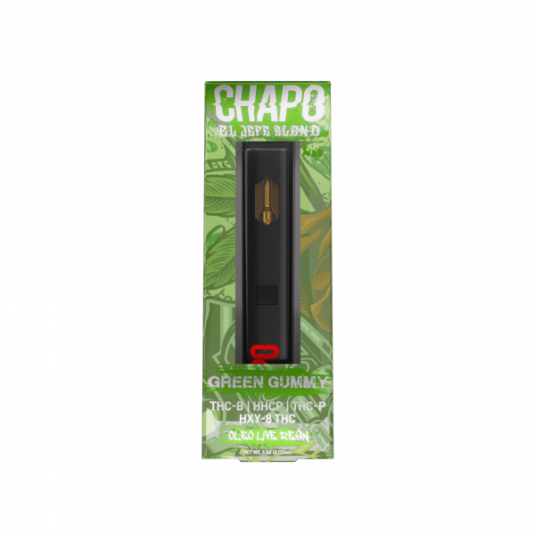 Oleo Live Resin THC-B + HXY-8 THC + THC-P + HHC-P Disposable By Chapo
