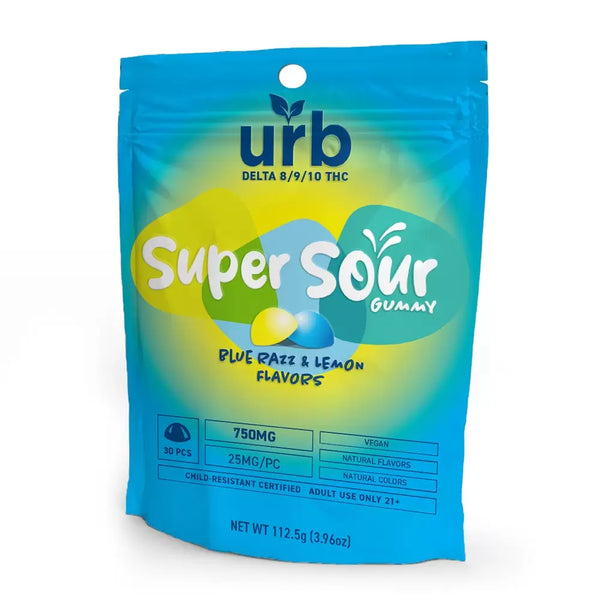 Super Sour D8 + D10 + D9 Gummies By Urb