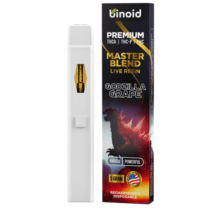 Live Resin THCP-O + THCH-O + PHC Master Blend Disposable By Binoid