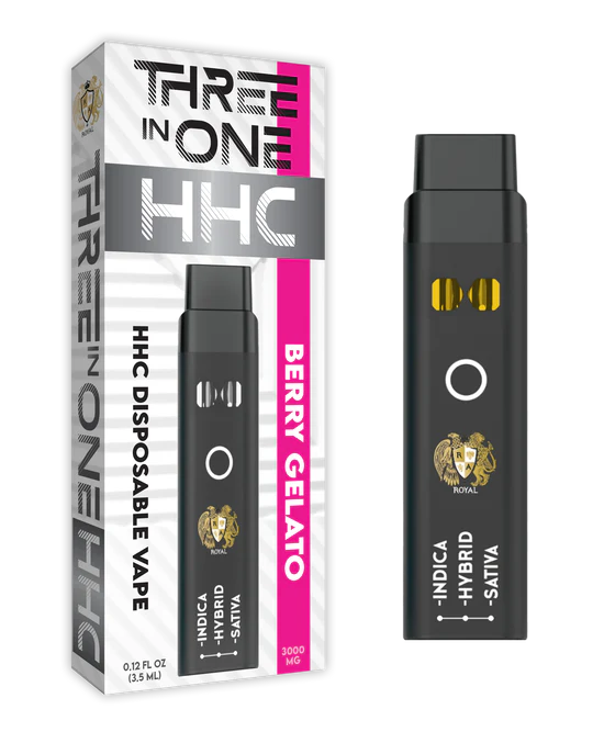 HHC Three Strains In One Disposable Vape By RA Royal CBD