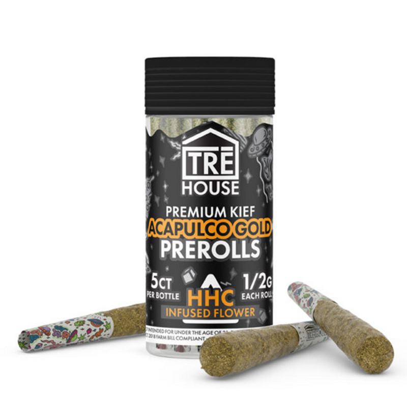 Premium Kief HHC Pre Rolls By Tre House