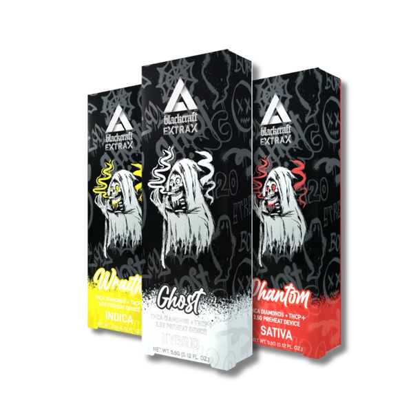 THC-P + THC-A Diamonds Blackcraft Disposable By Delta Extrax
