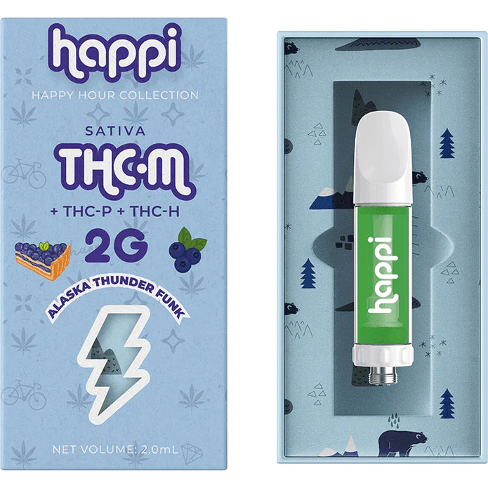 THC-M + THC-P + THC-H Cartridge By Happi