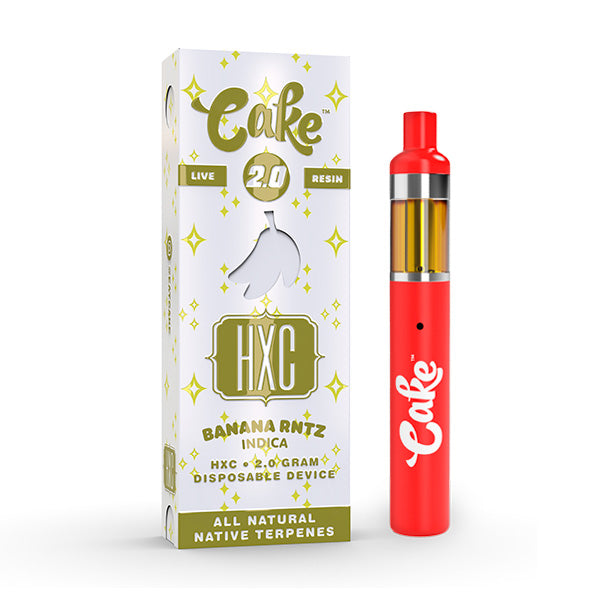 HXC (HHC) Live Resin Rechargeable Disposables By Cake