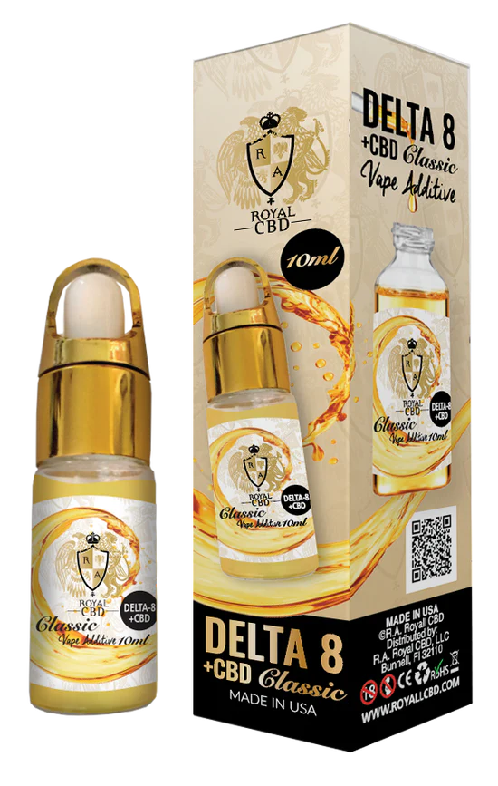 Delta 8 THC + CBD Vape Juice By RA Royal CBD